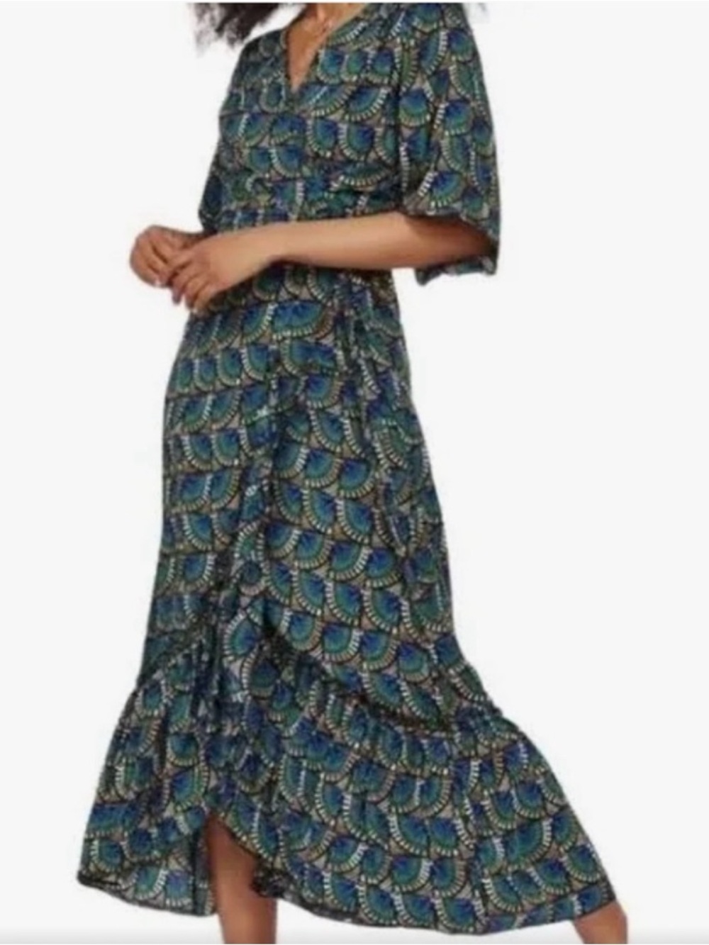 Brand New Silk & Salt V-Neck Maxi Dress